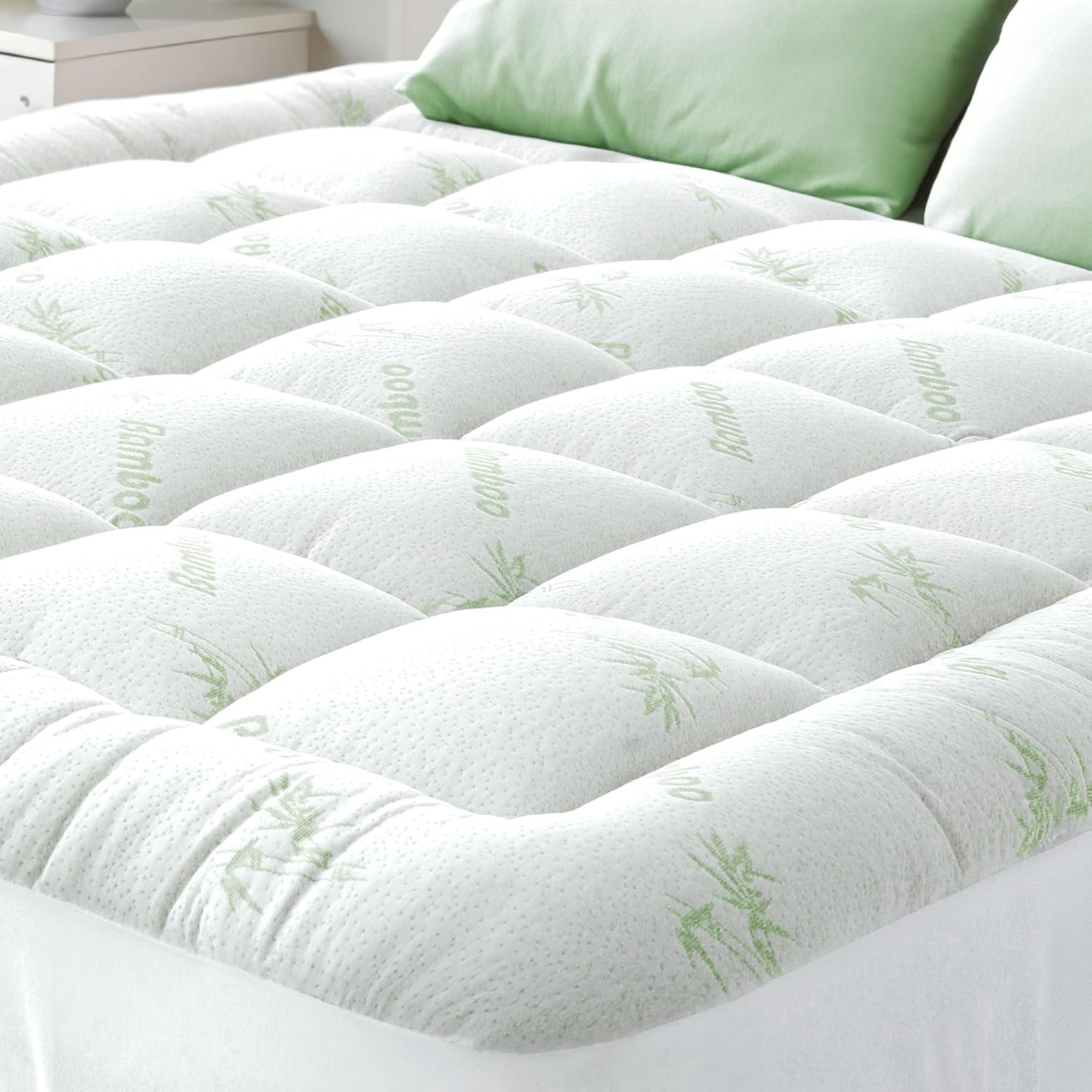 Niagara Bamboo Mattress Topper Super Kingsize Bed